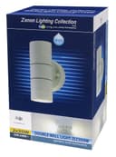 Stainless Steel MATT WHITE Up Down IP65 Outdoor Garden Light ZLC059W