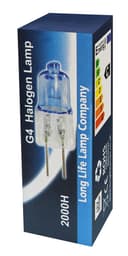 G4 Halogen Blue Glass Warm White 5W clear
