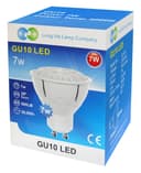7w LED GU10 replacement 65w Halogen warm white old