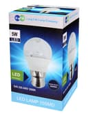 5w Clear Lens Golf Ball LED Bulb B22 Bayonet