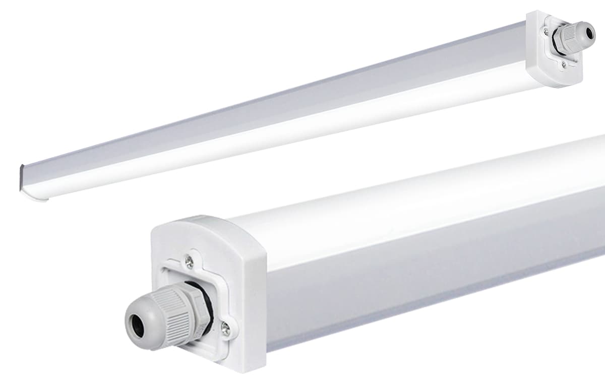 45w LED Batten Light 5ft Frosted Cover Triproof Fittng IP66 Replacement for T8