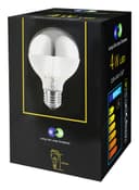 4w LED Crown Silver Light Bulb Mirror Top E27 Cool White