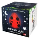 1W LED Night Light with Auto Sensor Red Ladybug Plug In Dusk to Dawn A62R