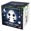 1W LED Night Light with Auto Sensor White Ladybug Plug In Dusk to Dawn A62W