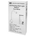 3W LED Adjustable Black Wall Mounted Reading Light with Flexible Arm Cool White 6000K BW04
