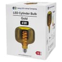 4w Coil LED Filament Light Bulb E27 Gold Mirror Glass Decorative Lamp GOLDCYL