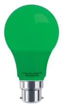5w LED Green A60 GLS Light Bulb B22 Bayonet Cap