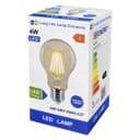 10 Pack Vintage 4W LED A60 Filament Light Bulb E27 Clear Glass Warm White 2500K