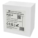 Metal Ceiling Pull Cord Light Switch 1 Way 6A Chrome PU01