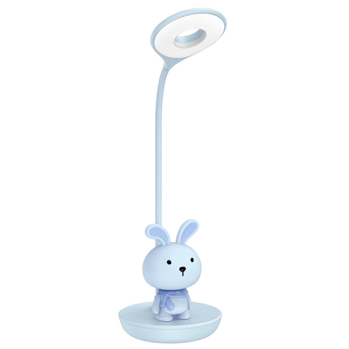 Blue Bunny LED Reading Light Touch Control Table Lamp USB Rechargeable BDL01BL
