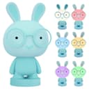 Blue Bunny LED Childrens Table Lamp RGB Colour Changing USB Rechargeable Bedside Light BU01BL
