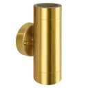 Modern Double Outdoor Wall Light Stainless Steel Brass IP65 with LED 5w Warm ZLC383