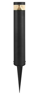 3w Black LED Bollard Post Ground Spike Light Warm White ZLC302WW