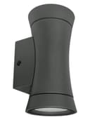 Black Outdoor Double Wall Light Cone Shape ZLC313