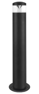 LED Black Bollard Outdoor Garden Light ZLC303K with 5w GU10 CW