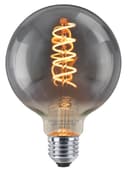 4w Vintage LED G95 Bulb E27 Spiral Filament Smoke Grey