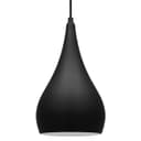 Modern Teardrop Pendant Ceiling Light Black Shade Contemporary Hanging Lamp 