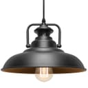 Vintage Black Metal Ceiling Lamp Shade 