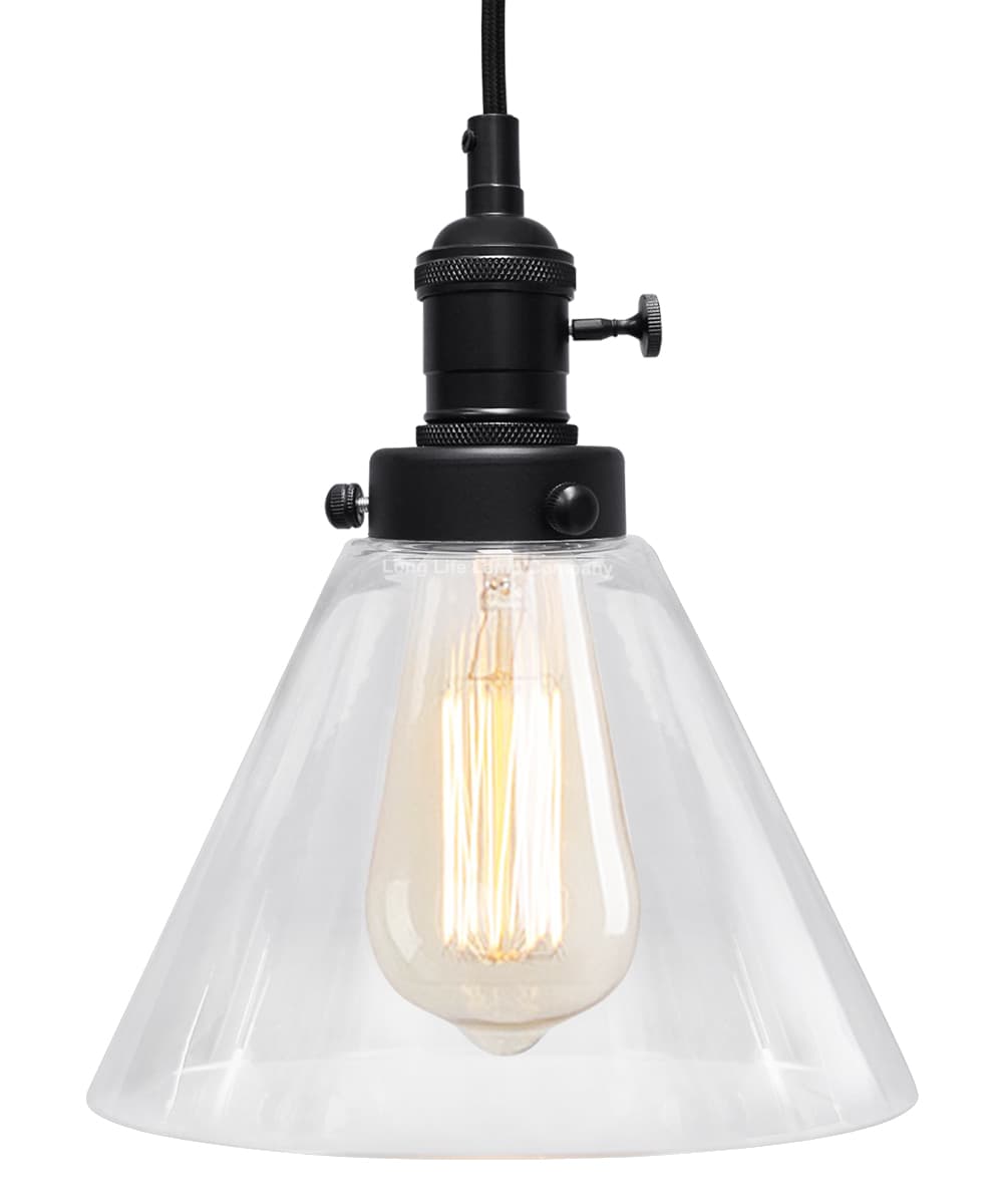 Glass Ceiling Lamp Shade Pendant Light with ST58 LED 4w E27 