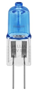 G4 Halogen Blue Glass Warm White 5W clear