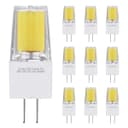 10 x G4 12v LED Bulbs Cool White 3w Replacement for 30w Halogen Capsule Light 2pin AC/DC
