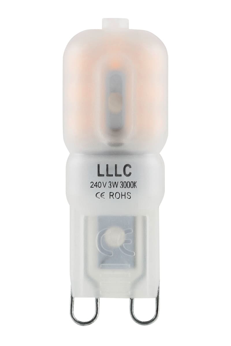 3w G9 LED Bulb Equivalent 30w Replaces Halogen Capsule 240v Frosted Cover Warm White