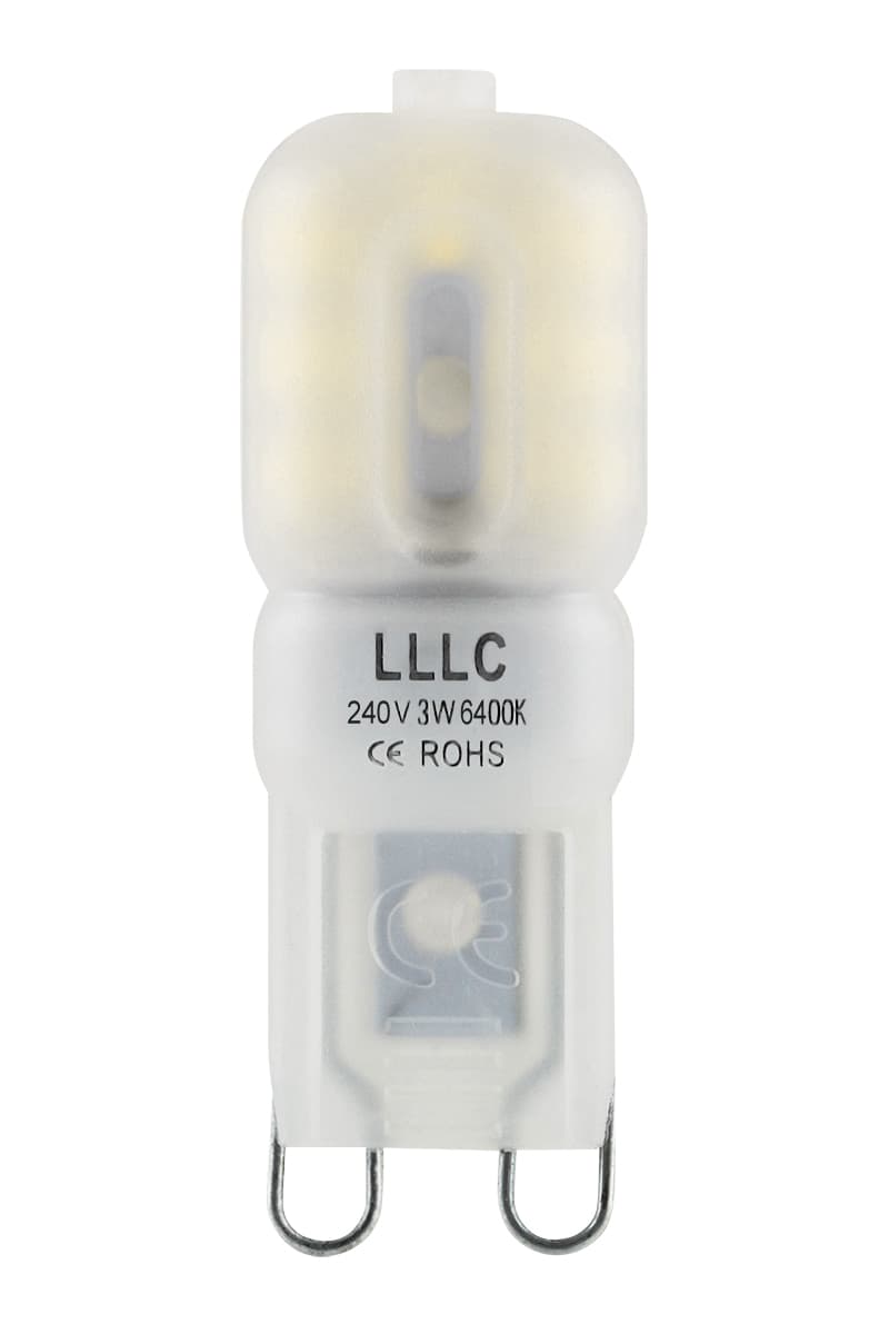  3w G9 LED Bulb Equivalent 30w Replaces Halogen Capsule 240v Frosted Cover Cool White