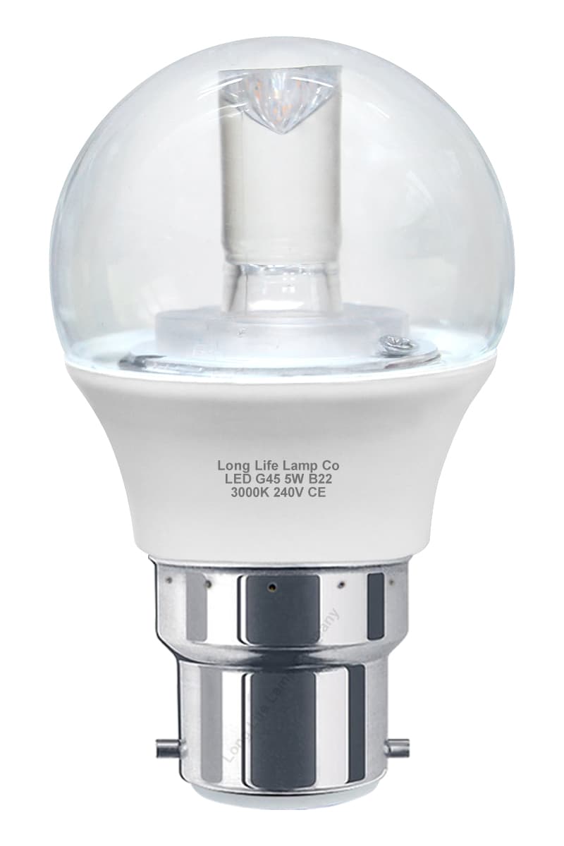 5w Clear Lens Golf Ball LED Bulb B22 Bayonet
