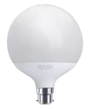 18w Round LED Globe Bulb B22 Bayonet Warm White Equivalent to 162w