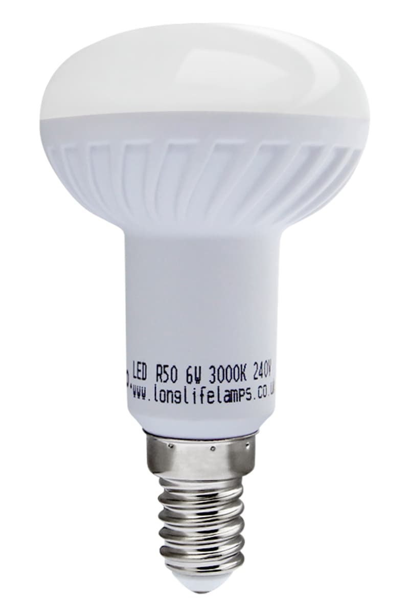 6w R50 LED Reflector Light Bulb Energy Saving Replacement For Halogen
