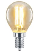 Filament Vintage 4w LED Golf Ball Light Bulb E14 SES Clear Glass