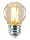 Filament Vintage 4w LED Golf Ball Light Bulb E27 Edison Screw Clear Glass