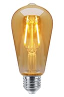  2w  Edison Classics Vintage LED Filament Bulb ST58 E27 Smoke Gold Glass 
