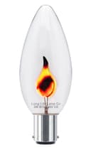 3w Flicker Flame Candle Light Bulb B15 Small Bayonet
