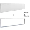 40w  1200 x 300 LED Panel Light Surface Mount  Warm White 3500k 