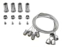 LED Panel Hanging Wires Fittings Kit for Suspended Ceiling Panels