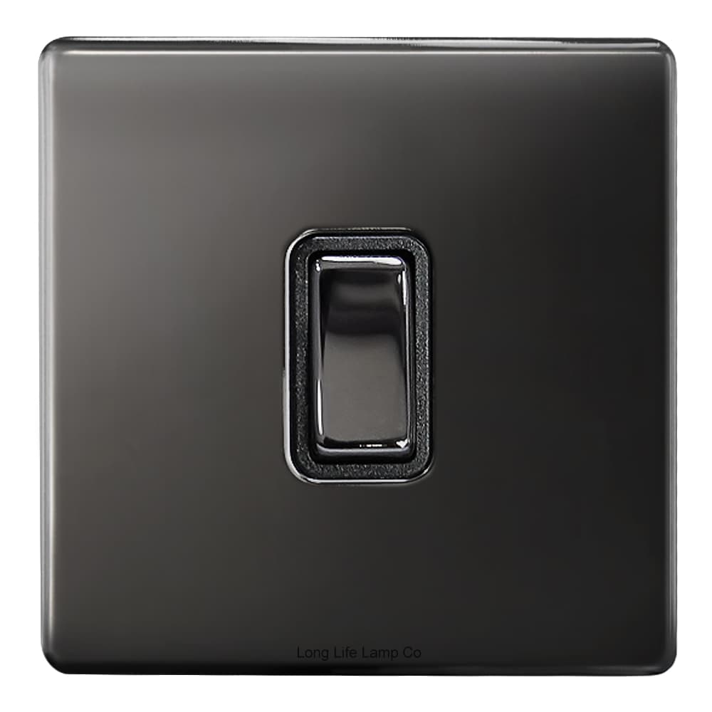 Single light Switch1 Gang 2 Way Black Nickel Wall Switch N302GME