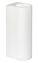 Modern White Ceramic Up & Down Contemporary Indoor Wall Light Lamp 