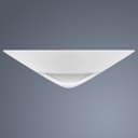 Modern Half Round Moon White Ceramic Contemporary Indoor Wall Light Lamp