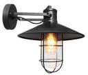 Vintage Industrial Nautical Fishermans Black Cage Wall Light Lampshade WD043
