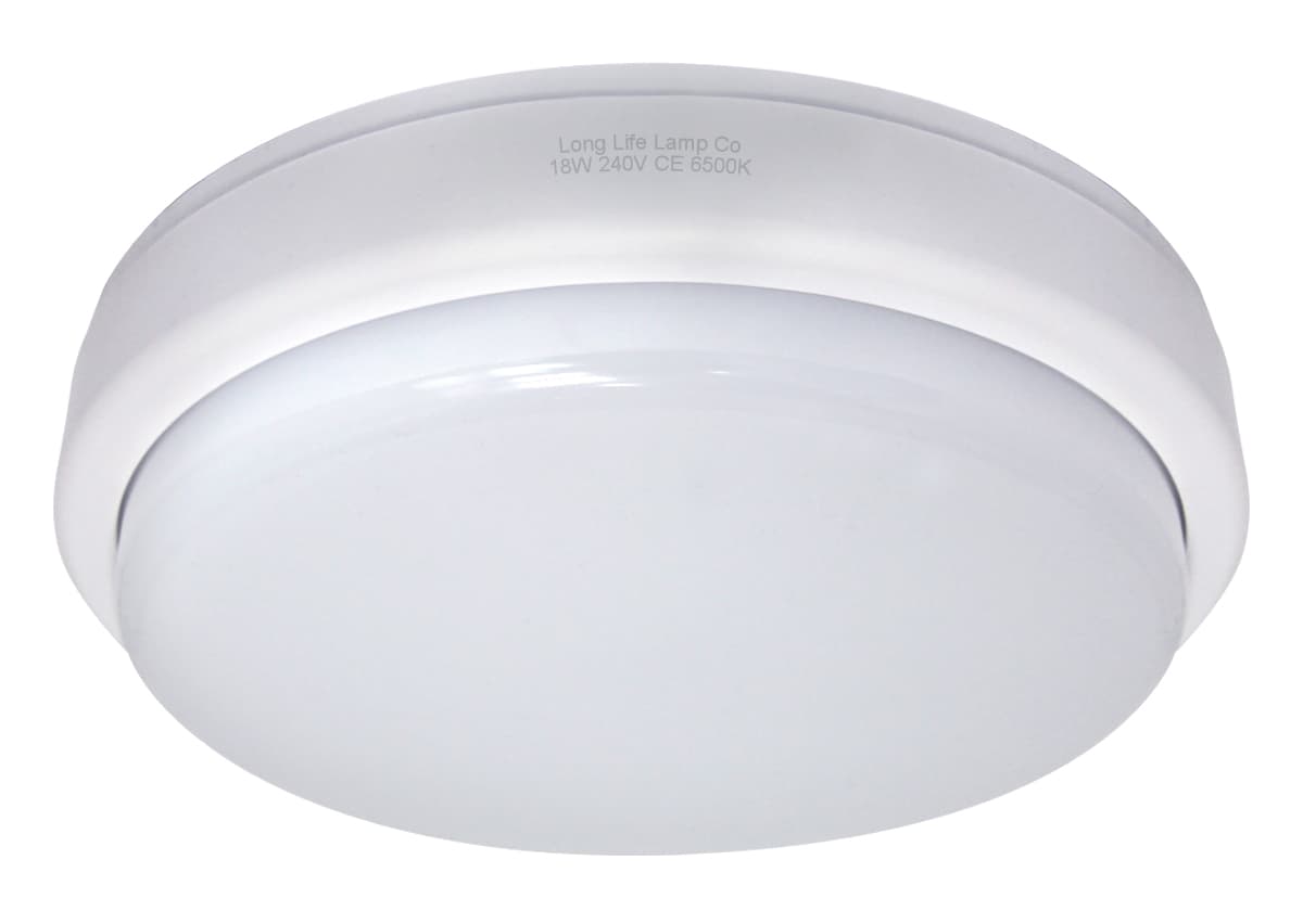 18w High Brightness Round LED Flush Mount Ceiling Light Ideal For Bathrooms, Bedrooms, Loftroom, Storeroom
