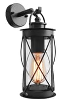Outdoor Wall Lantern Black Stainless Steel Vintage Garden Lamp IP44 ZLC014