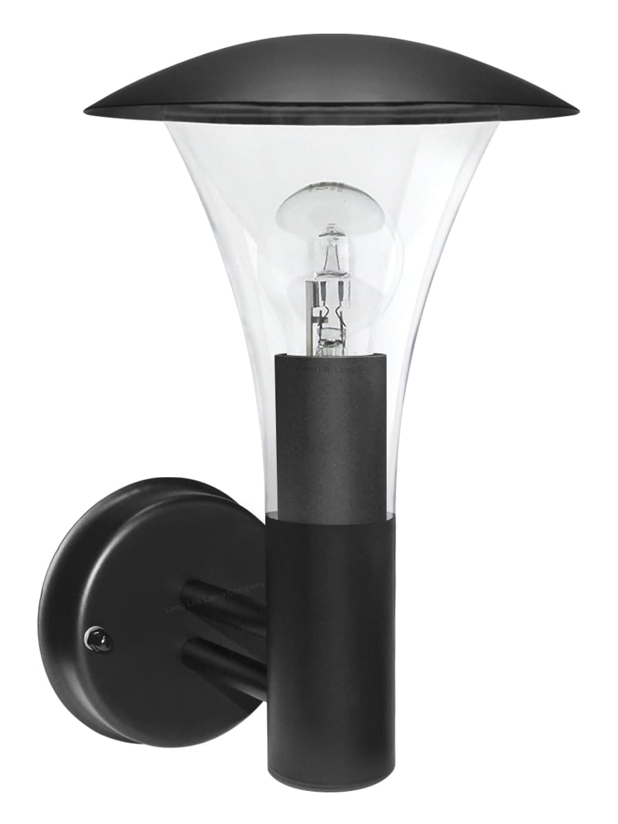 Outdoor Garden Black Finish Stainless Steel Security Wall Light IP44 ZLC049 
