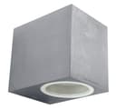 Aluminium Finely Finished Mini Cube Single Outdoor Wall Light Fixture GU10 ZLC066AB 