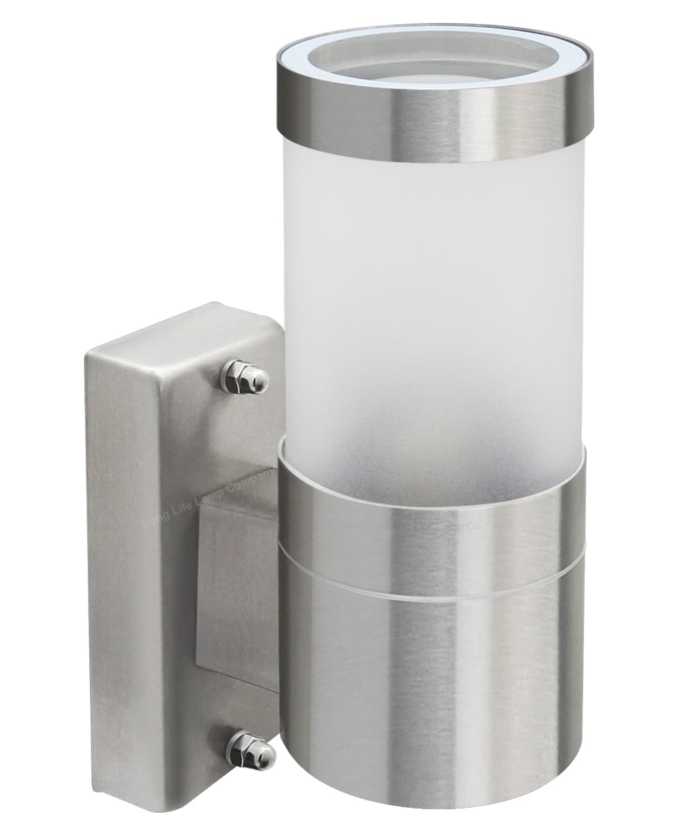 Stainless Steel Garden Wall Light Frosted Glass Cover IP44 ZLC016 