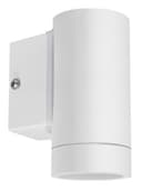 Matt White Single Stainless Steel Outdoor Wall Light ZLC053W