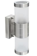 Stainless Steel Up Down Wall Light Frosted Glass Cover IP44 Garden Wall Light ZLC017