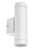 Matt White Stainless Steel Double Outdoor Wall Light ZLC054W  