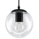 Vintage Clear Glass Globe Pendant Light Shade 