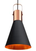 Retro Industrial Rose Ceiling Pendant Black Metal Light Shade